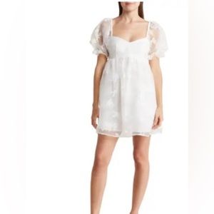 White babydoll dress